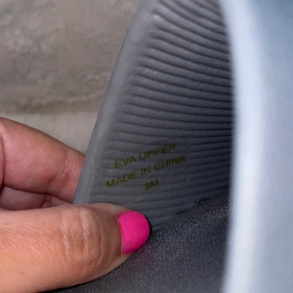 NWT J/SLIDES SQUISH Grey EVA Sandal - Picture 12 of 15